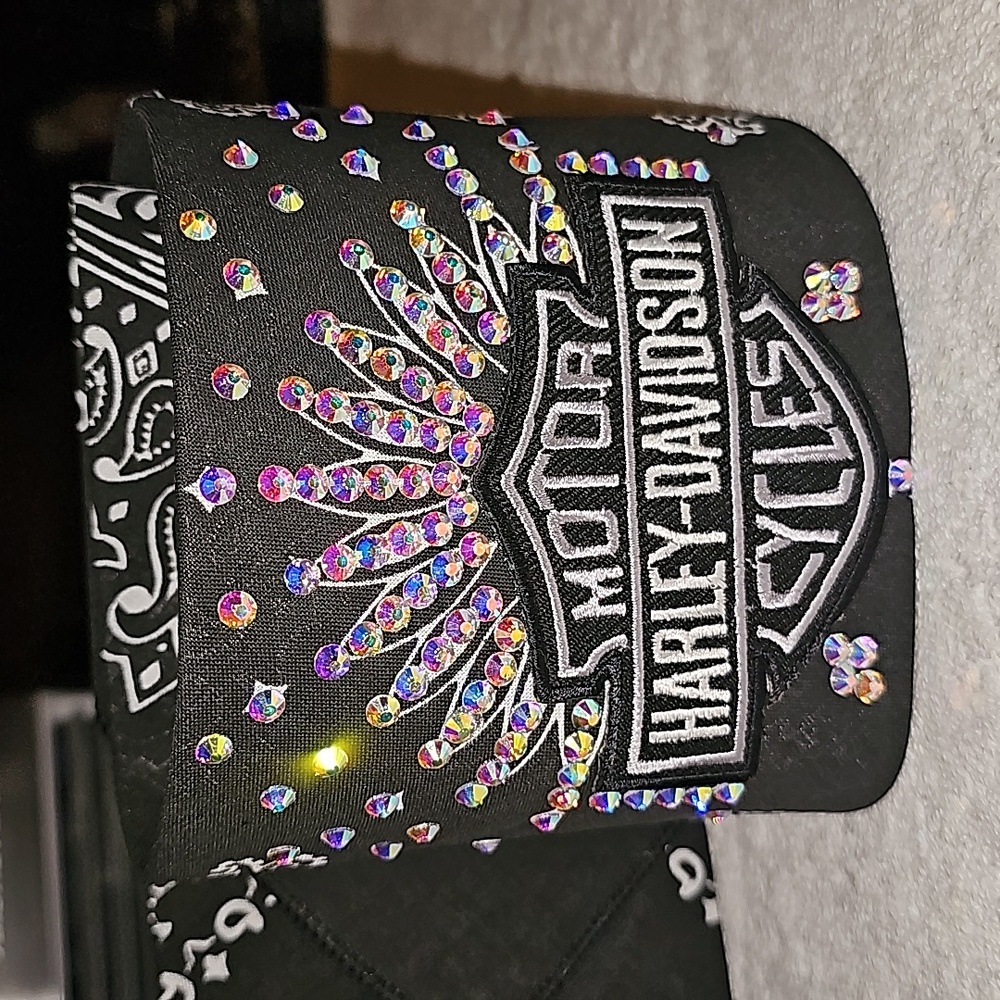 Harley Davidson Bandana Blinged Out
